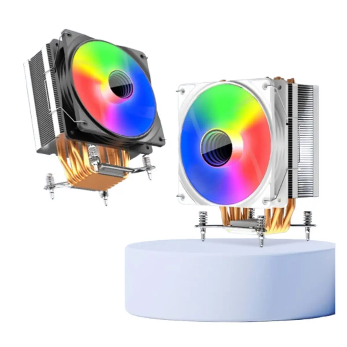 COOLMOON Heatsink Gaming OEM AMD INTEL CPU Air Cooler P600 6 Heat