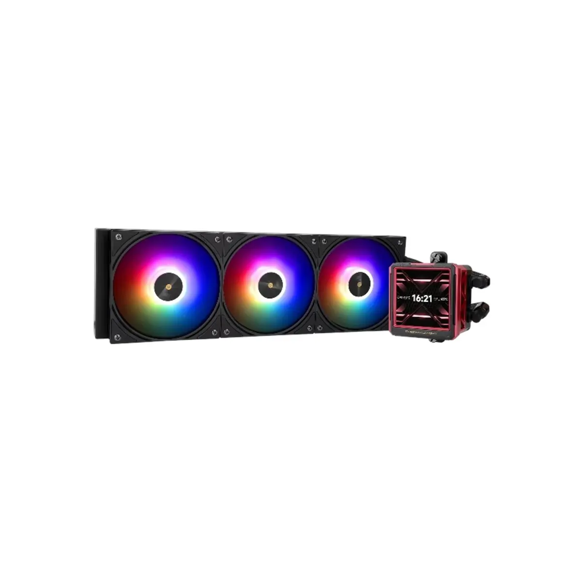 Thermalright Frozen Warframe 360 Ultra Black ARGB Liquid CPU Cooler with LCD Screen