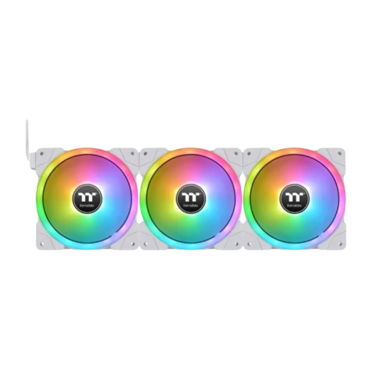 Thermaltake SWAFAN EX14 RGB PC Cooling Fan White 3-Pack | CL-F162-PL14SW-A