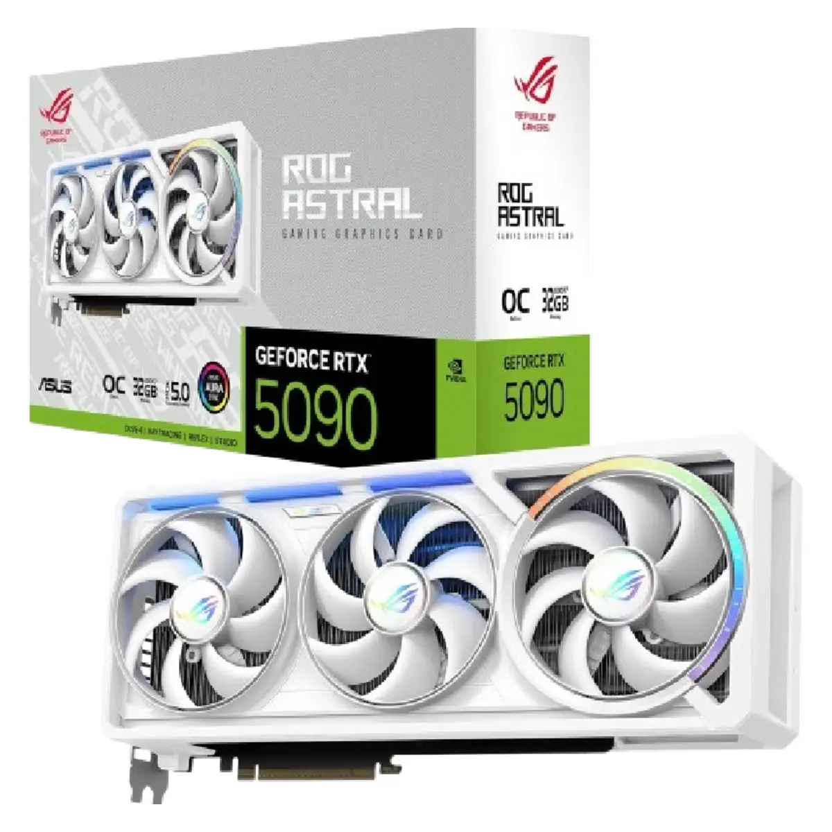 ROG Astral GeForce RTX 5090 32GB GDDR7 WHITE OC Edition