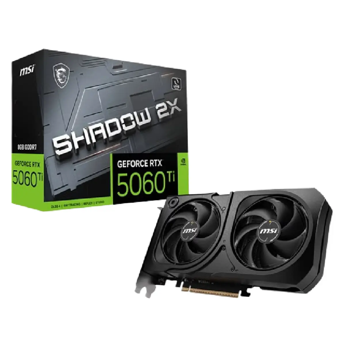 MSI GPU RTX 5060Ti 8GB SHADOW 2X OC PLUS | MSI 912-V536-035