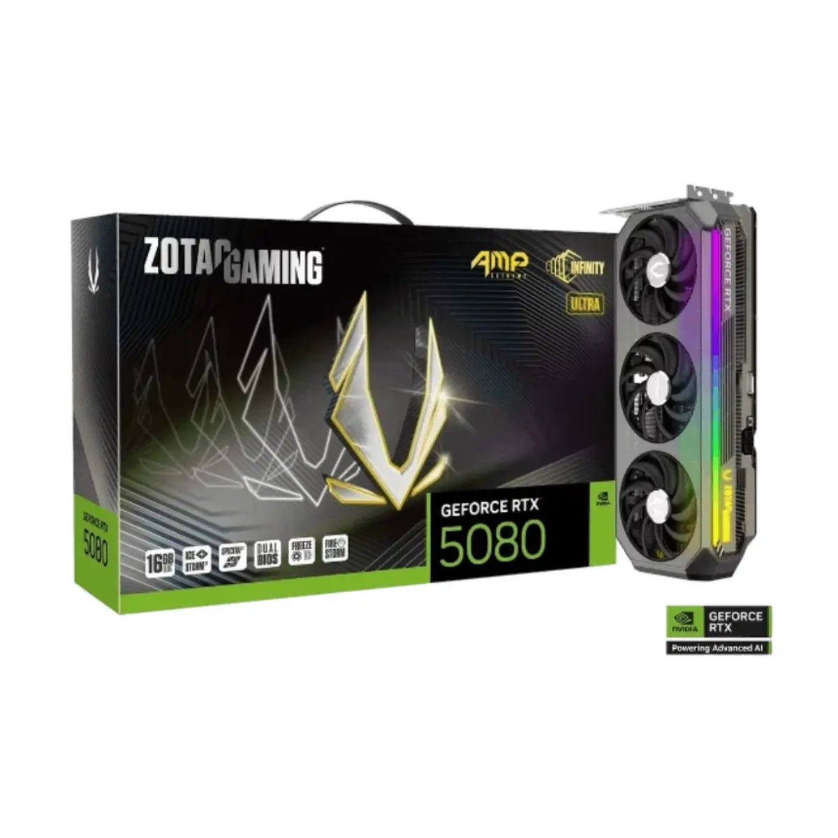 ZOTAC GAMING GeForce RTX 5080 AMP Extreme INFINITY ULTRA Graphics Card | ZT-B50800BU-10P | Tax Free