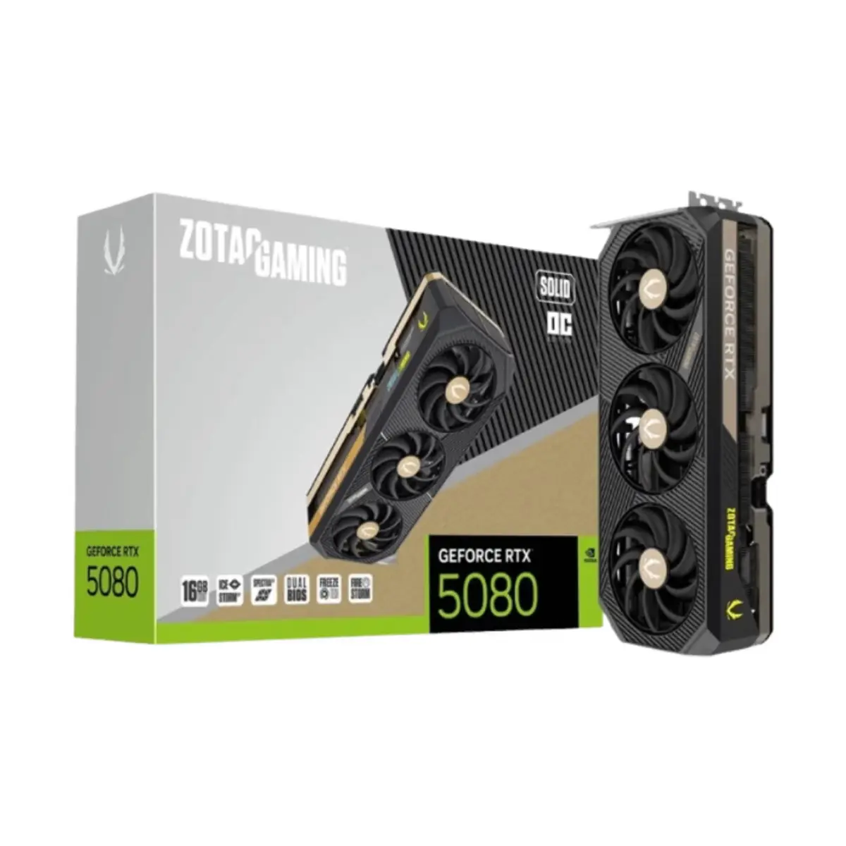 ZOTAC GAMING GeForce RTX 5080 SOLID OC Graphics Card | Tax Free