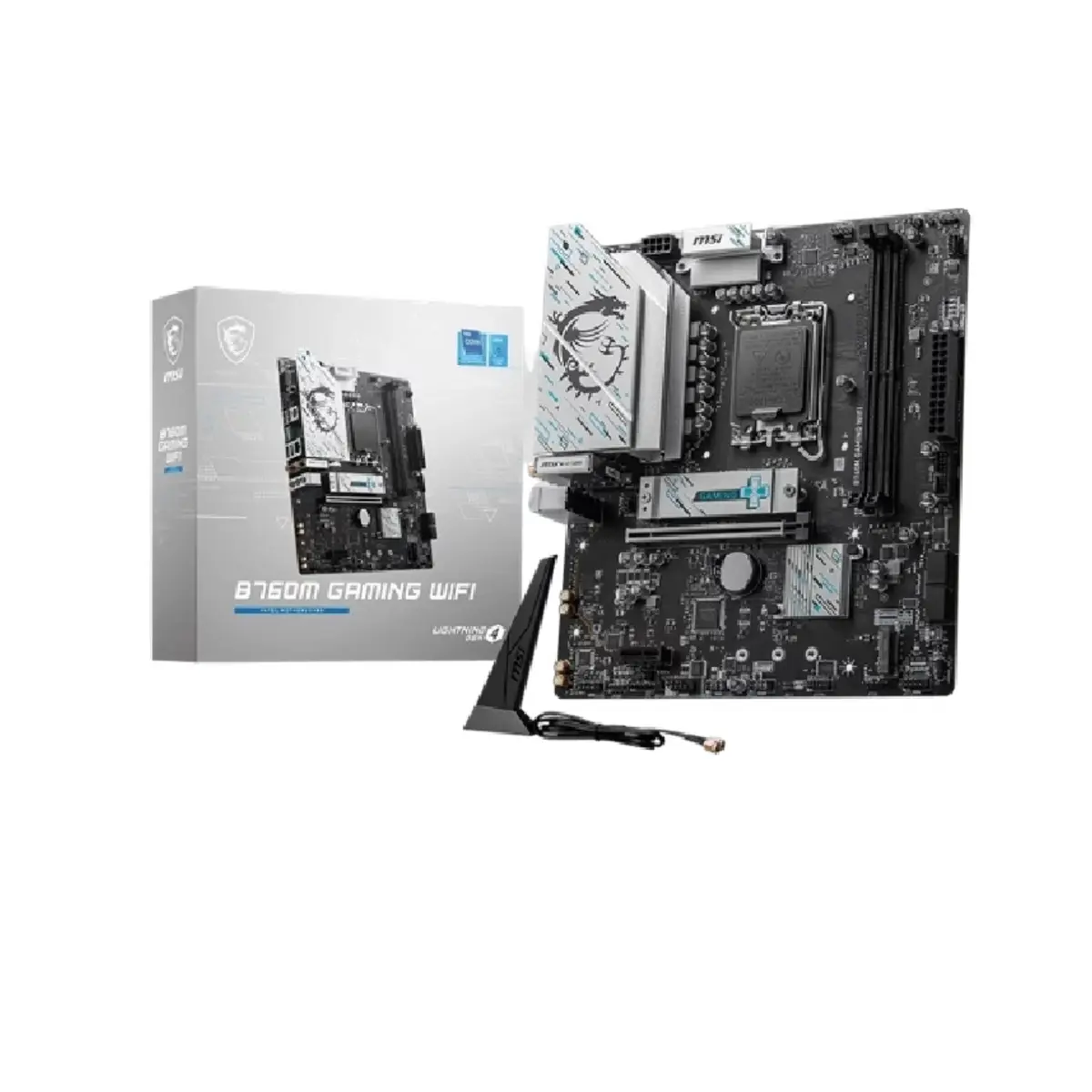 MSI B760M Gaming WiFi DDR5 mATX Motherboard | 911-7D90-063 | 1 YEAR WARRANTY