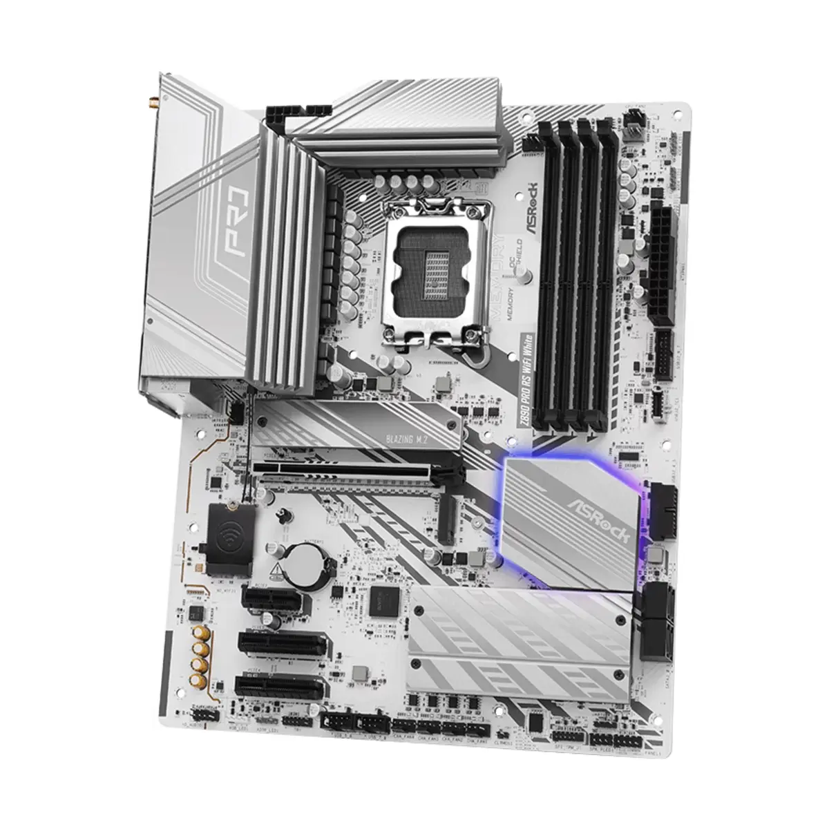 ASRock Z890 Pro RS WiFi White DDR5 Motherboard