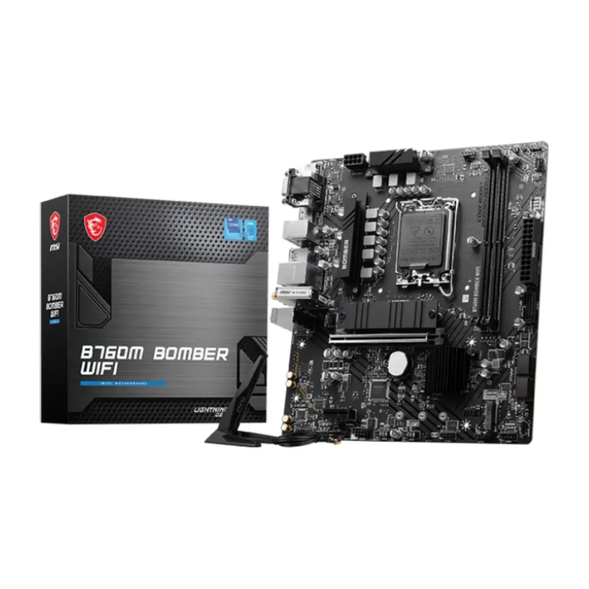 MSI B760M Bomber WIFI DDR5 Motherboard | 911-7D90-061 | 3 years warranty