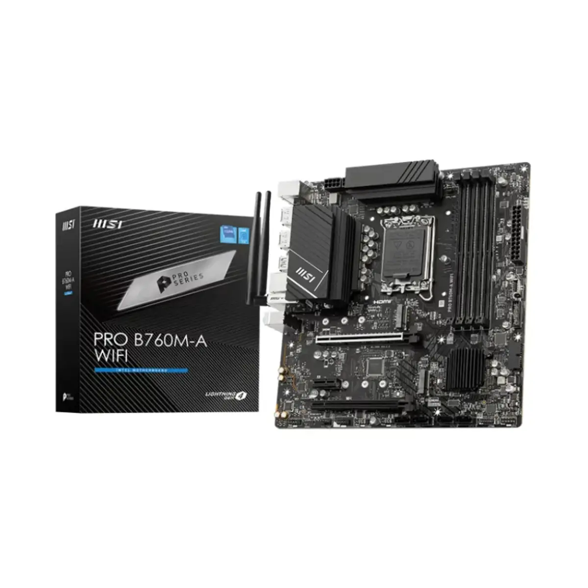 MSI Pro B760M-A Wifi DDR5 Motherboard | 911-7D99-007