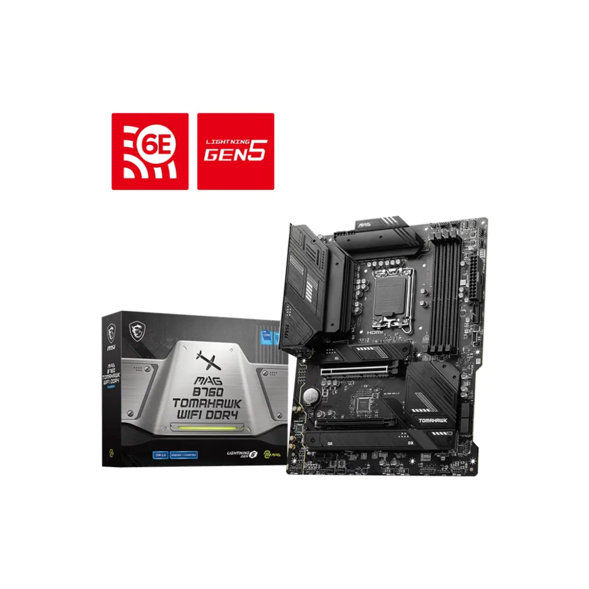 MSI MAG B760 TOMAHAWK WIFI DDR5 MOTHERBOARD