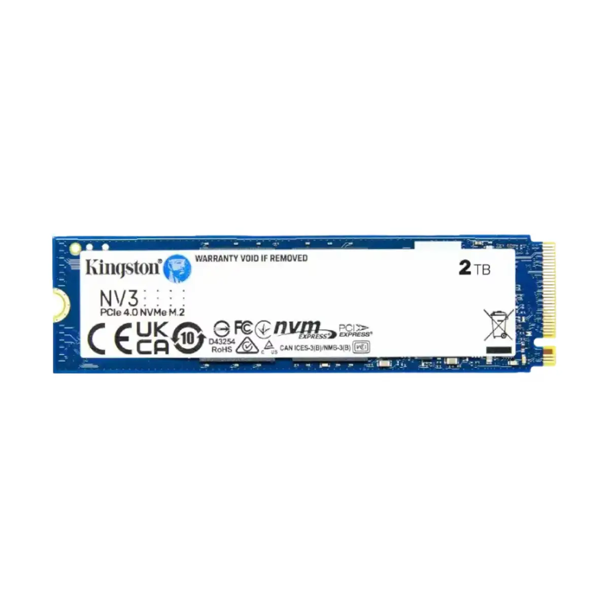 Kingston NV3 PCIe 4.0 2TB NVMe SSD | SNV3S/2000G