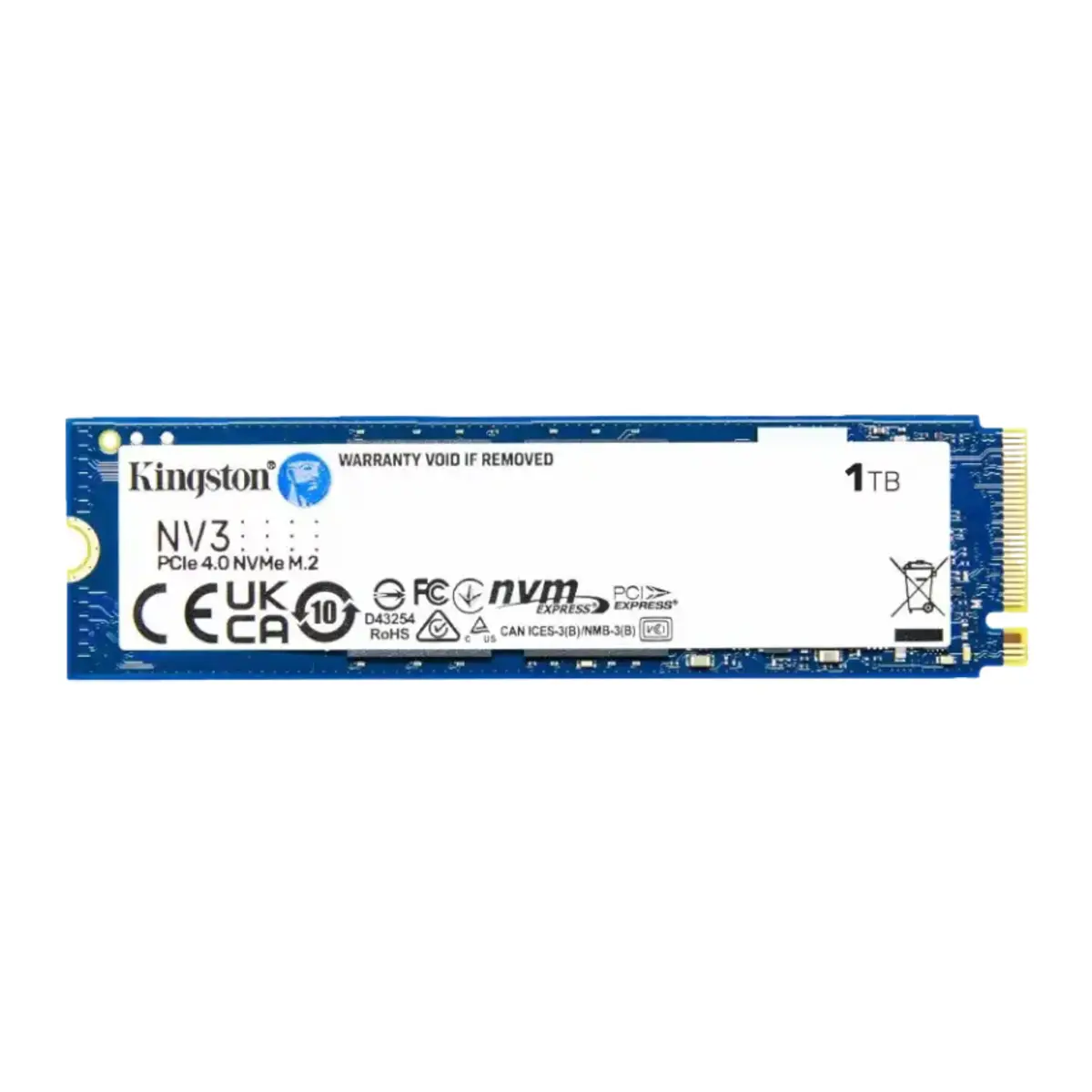 Kingston NV3 PCIe 4.0 1TB NVMe SSD | SNV3S/1000G