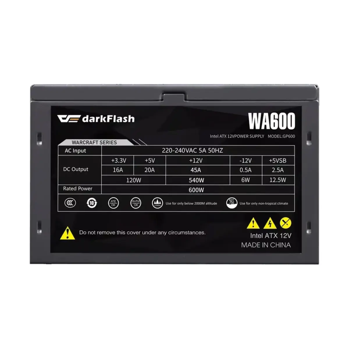 Darkflash WA600 Non-Modular Power Supply | Tax Free