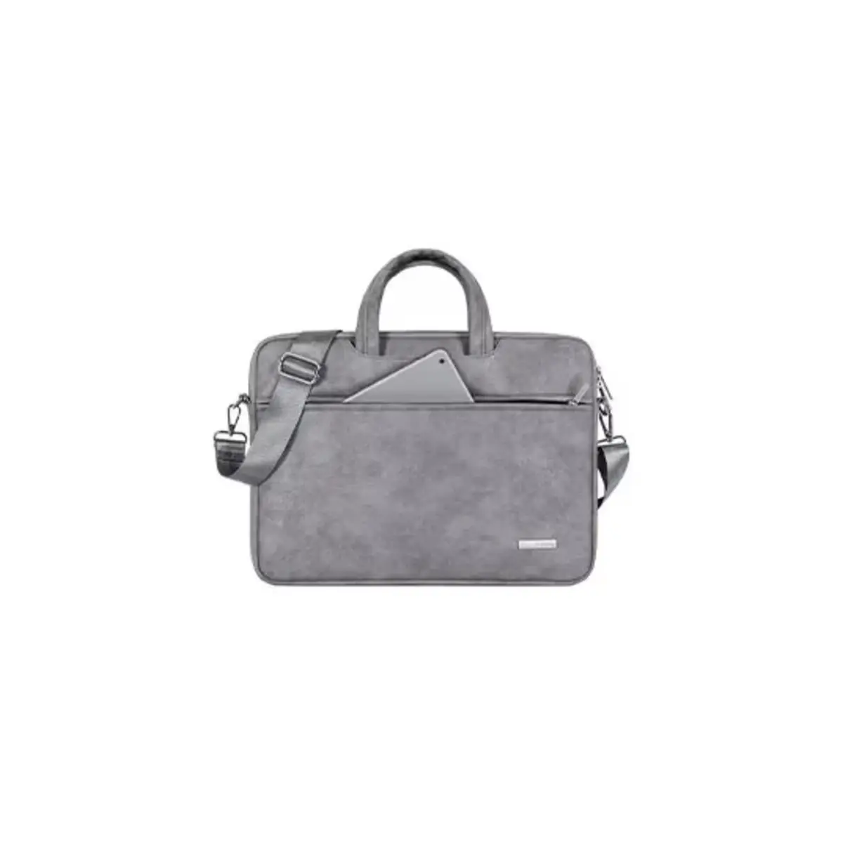 canvasartisan laptop bag-GRAY