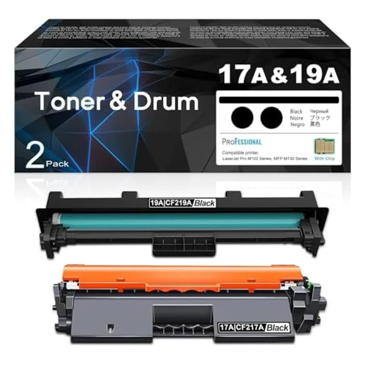 HP TONER 17A CF217A BLACK