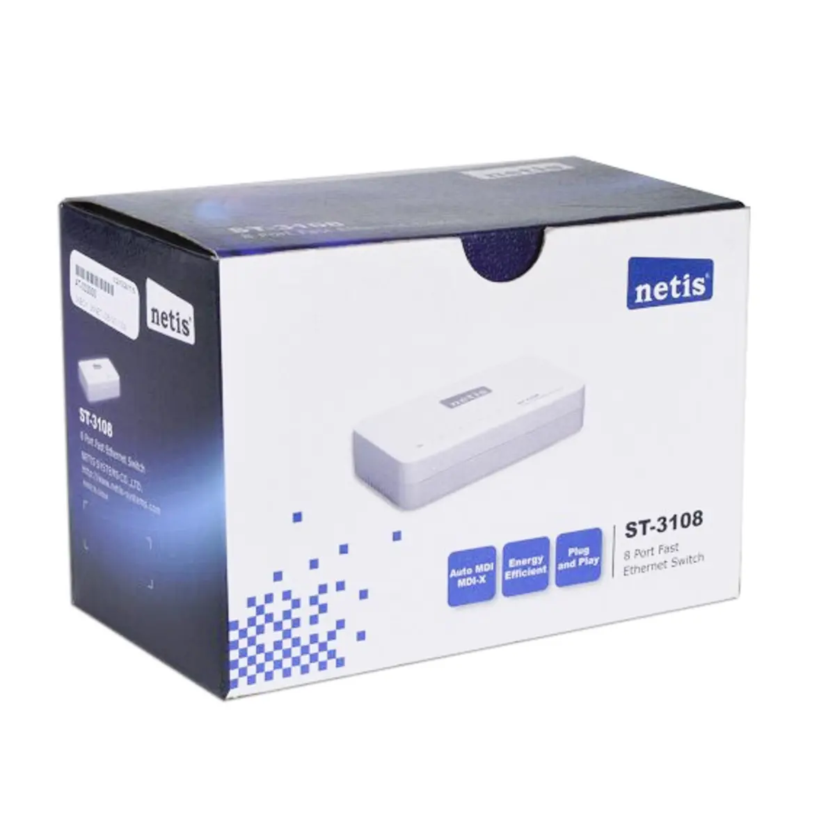 NETIS SWITCH 8 PORT 10/100MBPS ST-3108