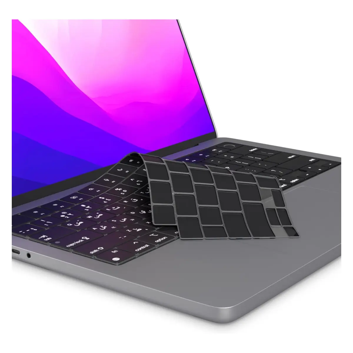 Arabic MacBook Pro Keyboard Cover 2023 2022 14 inch image 3