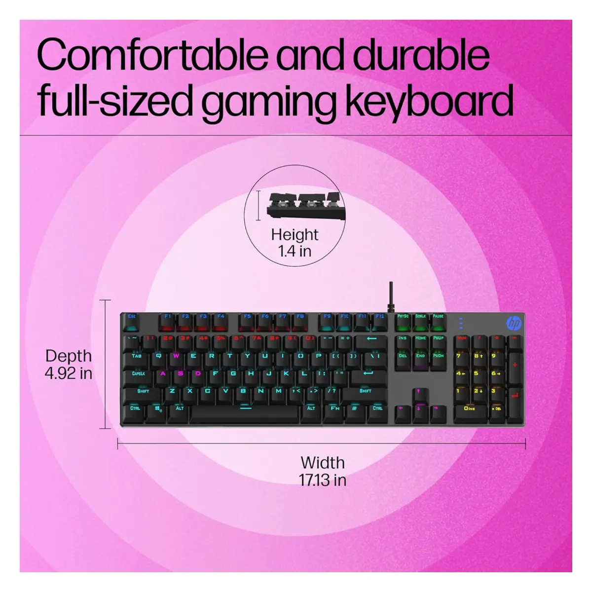 HP Gk400F Mechanical Gaming Keyboard image 3