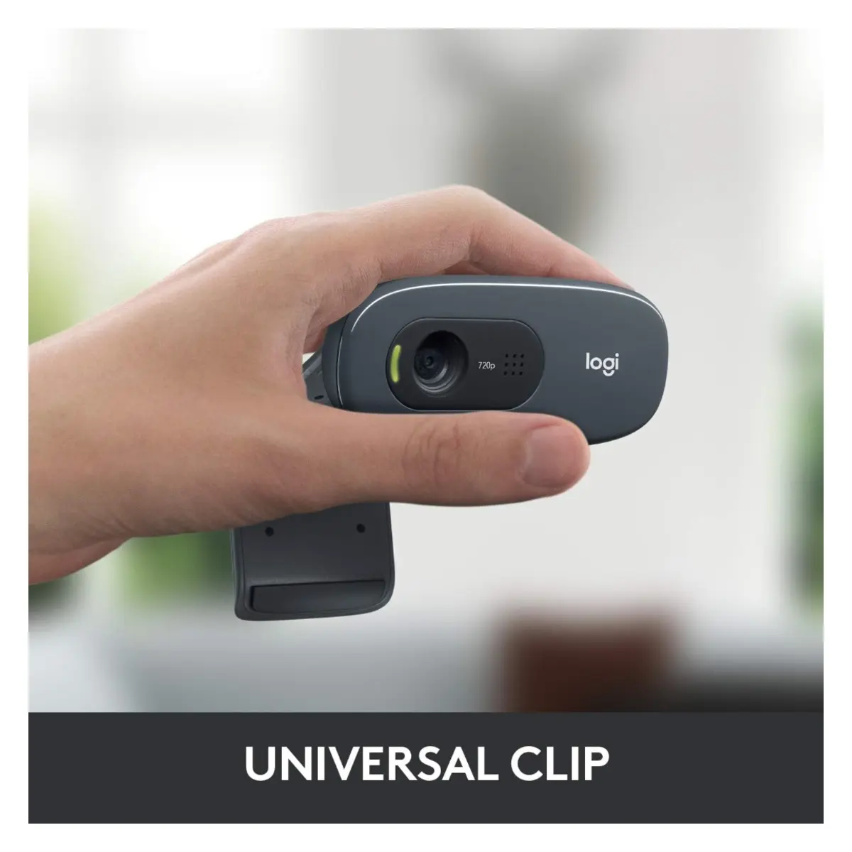 Logitech C270 HD Webcam – 720p HD Video Calling Camera with Microphone – New image 3