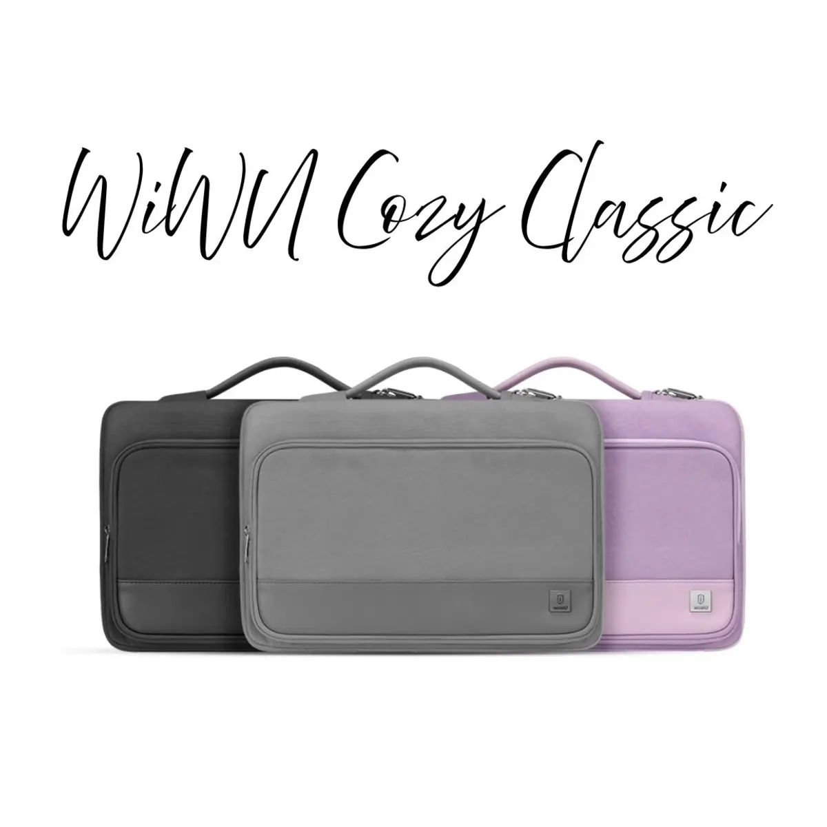WiWU Cozy Classic Waterproof Polyester Laptop Sleeve Anti-drop Design