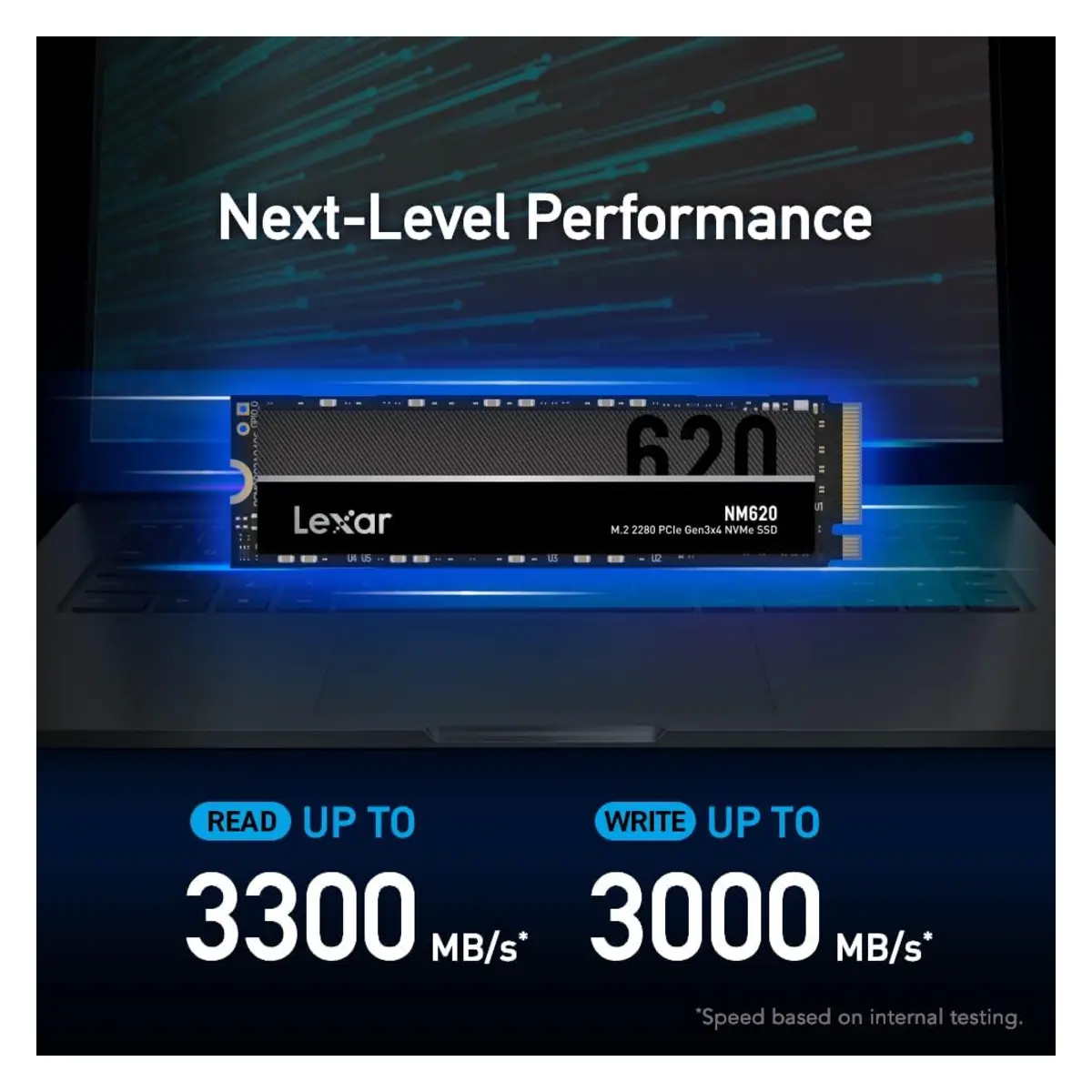 Lexar NM620 2TB M.2 2280 NVMe SSD image 2