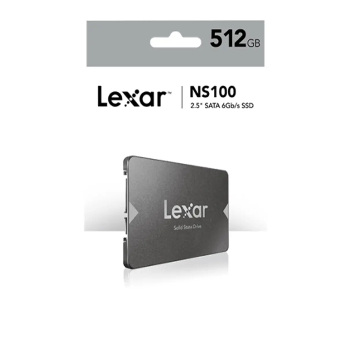 Lexar NS100 512GB 2.5″ SATA SSD
