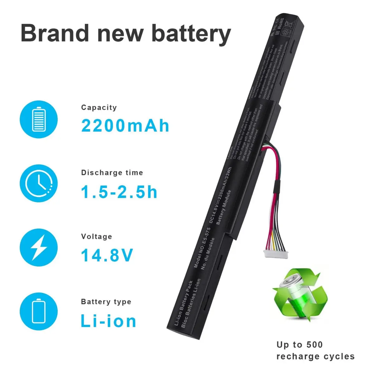 BATTERY ACER AS16A5K image 3