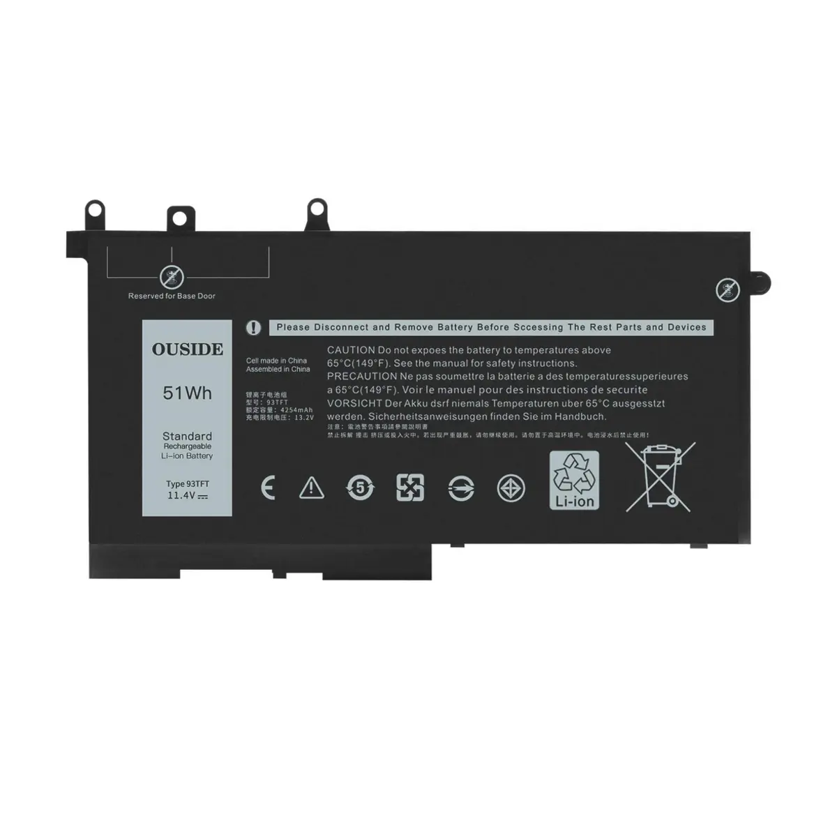 BATTERY DELL 93FTF