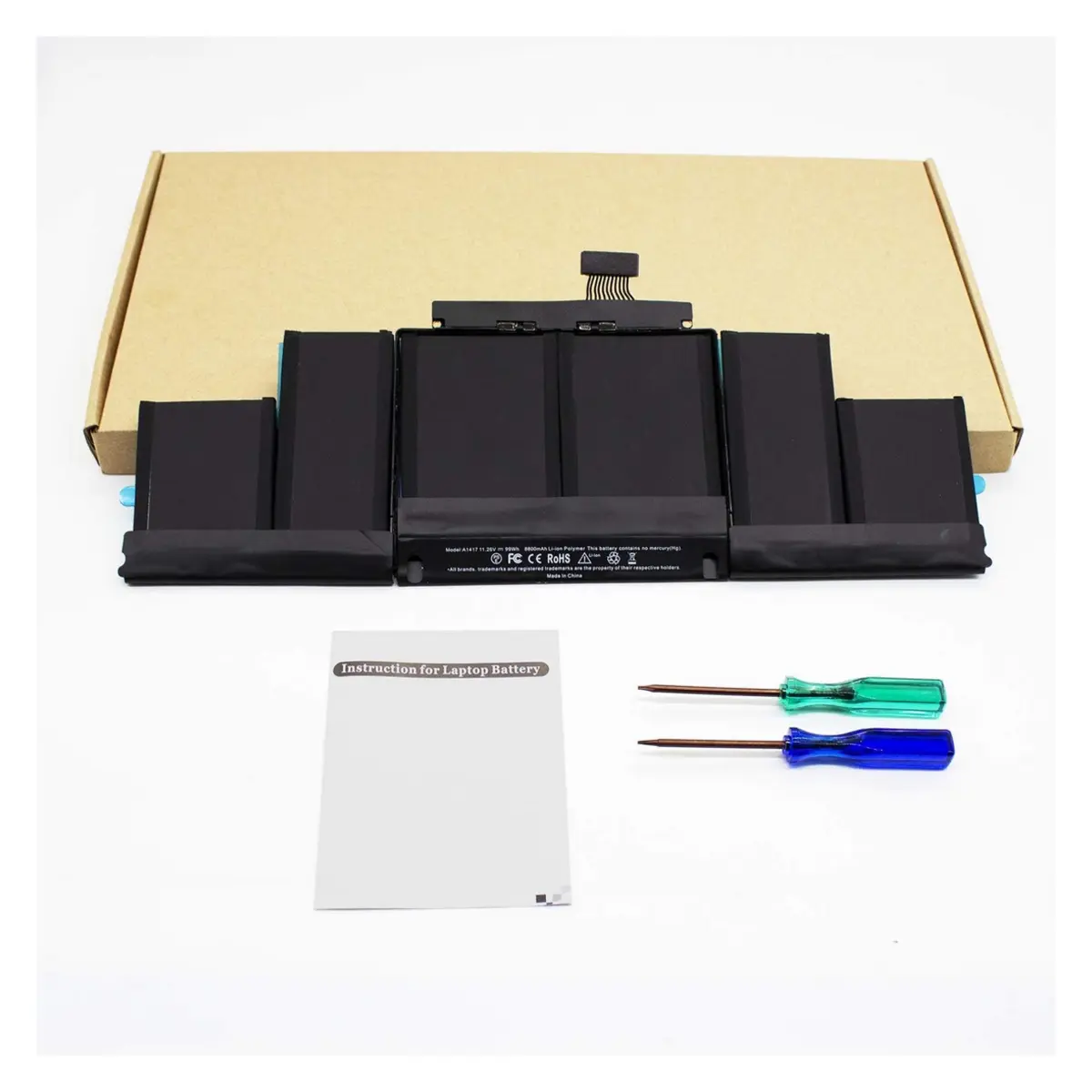 A1398 MacBook Pro Battery Only for (Mid 2012 & Early 2013) 15 Inch image 3