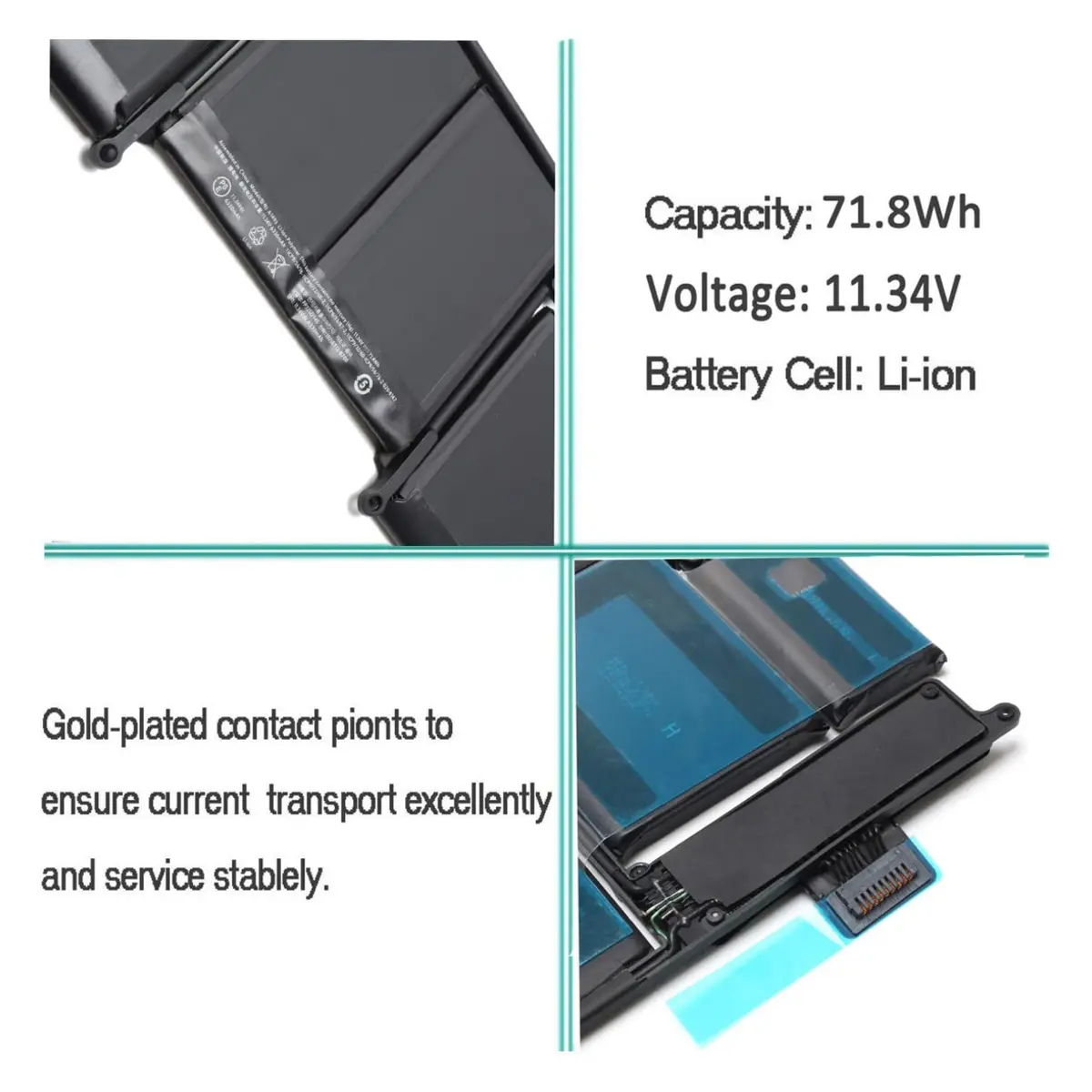 A1502 Replacement Battery For MacBook Pro Retina 13″( 2015) image 2