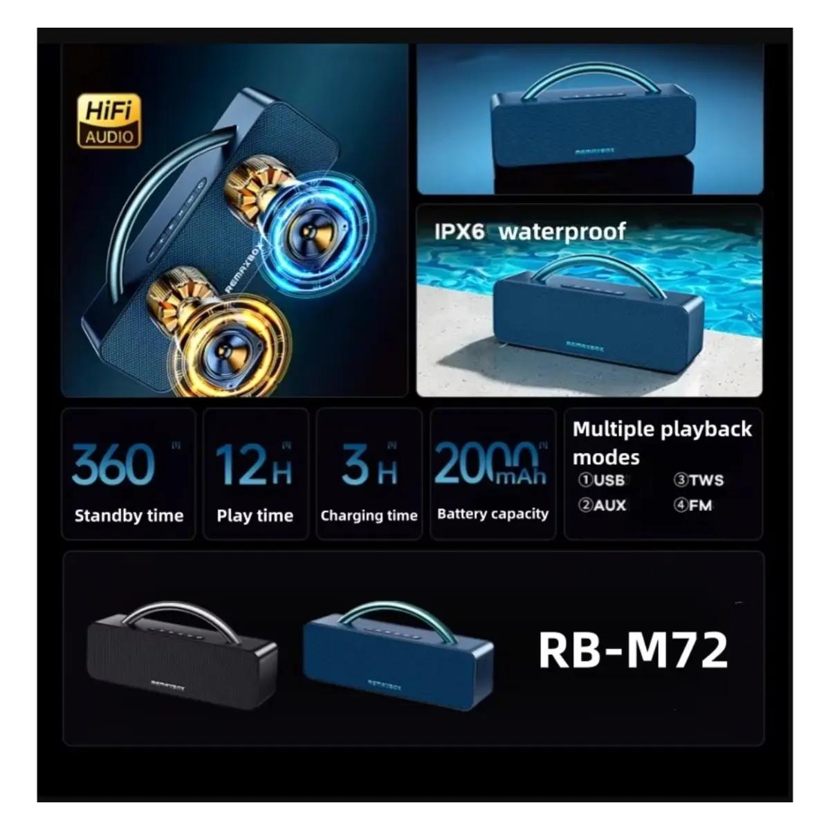 Remax RB-M72 SPEAKERS image 4