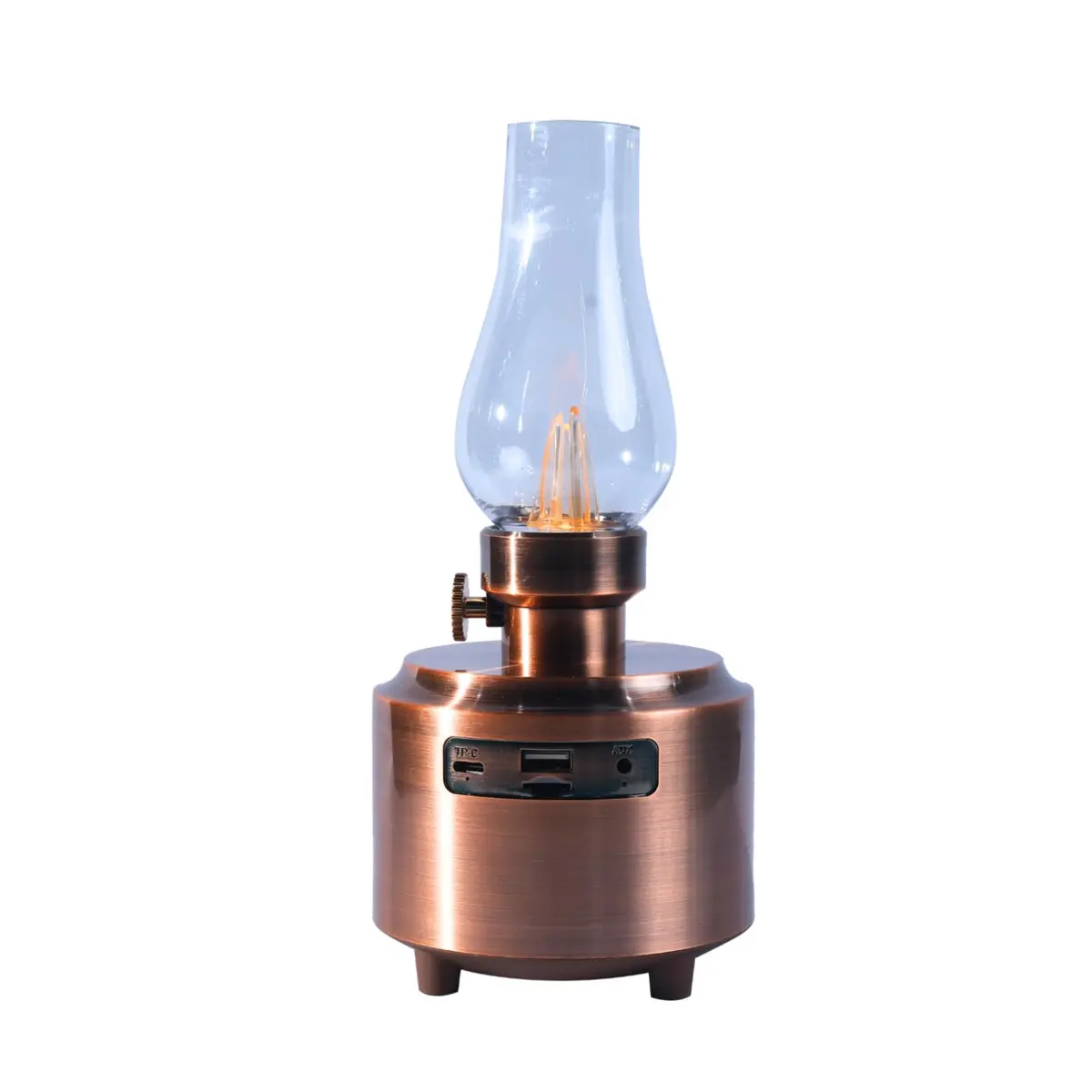 Retro Design Speaker with Flame Light image 4
