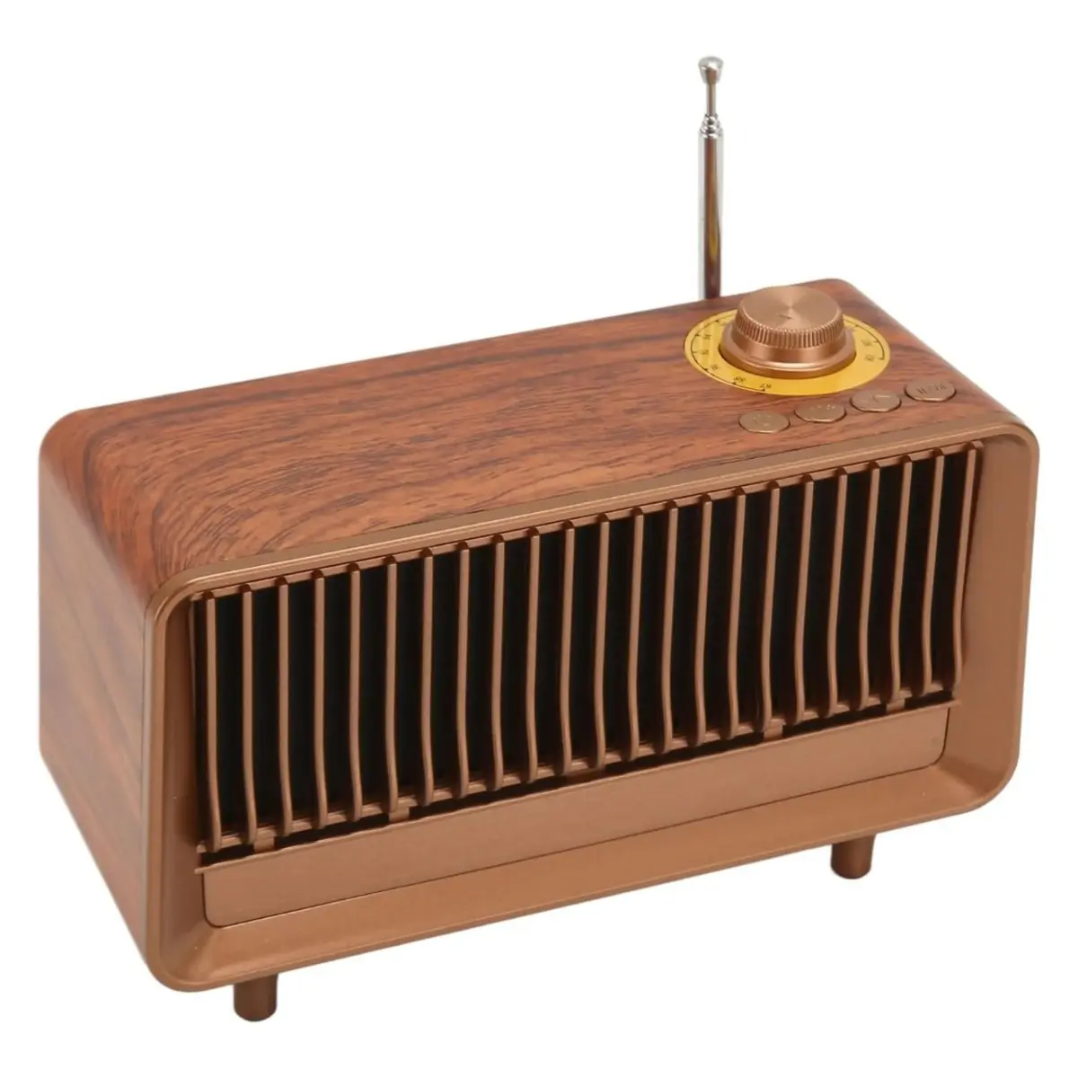 Vintage FM Radio, Portable Bluetooth Speaker image 3