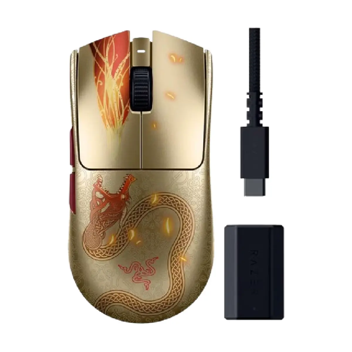 Razer Viper V3 Pro – Counter-Strike 2 Dragon Lore Wireless Gaming Mouse | RZ01-05120800-R3M1 | 2 Years Warranty