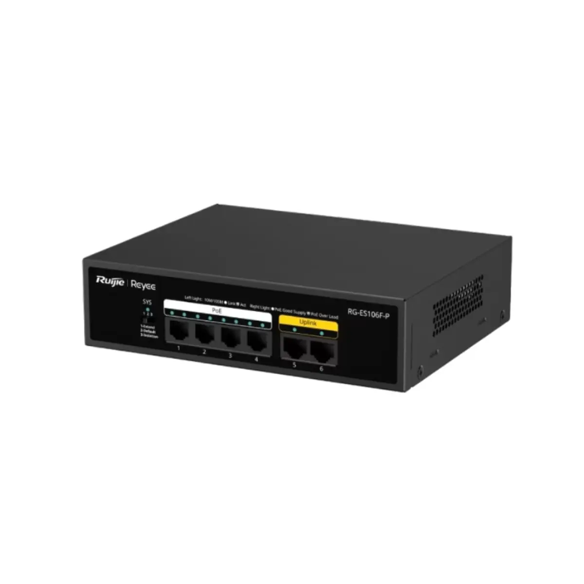 Ruijie Reyee RG-ES106F-P 6-Port 10/100 Mbps Unmanaged PoE Switch | Tax Included