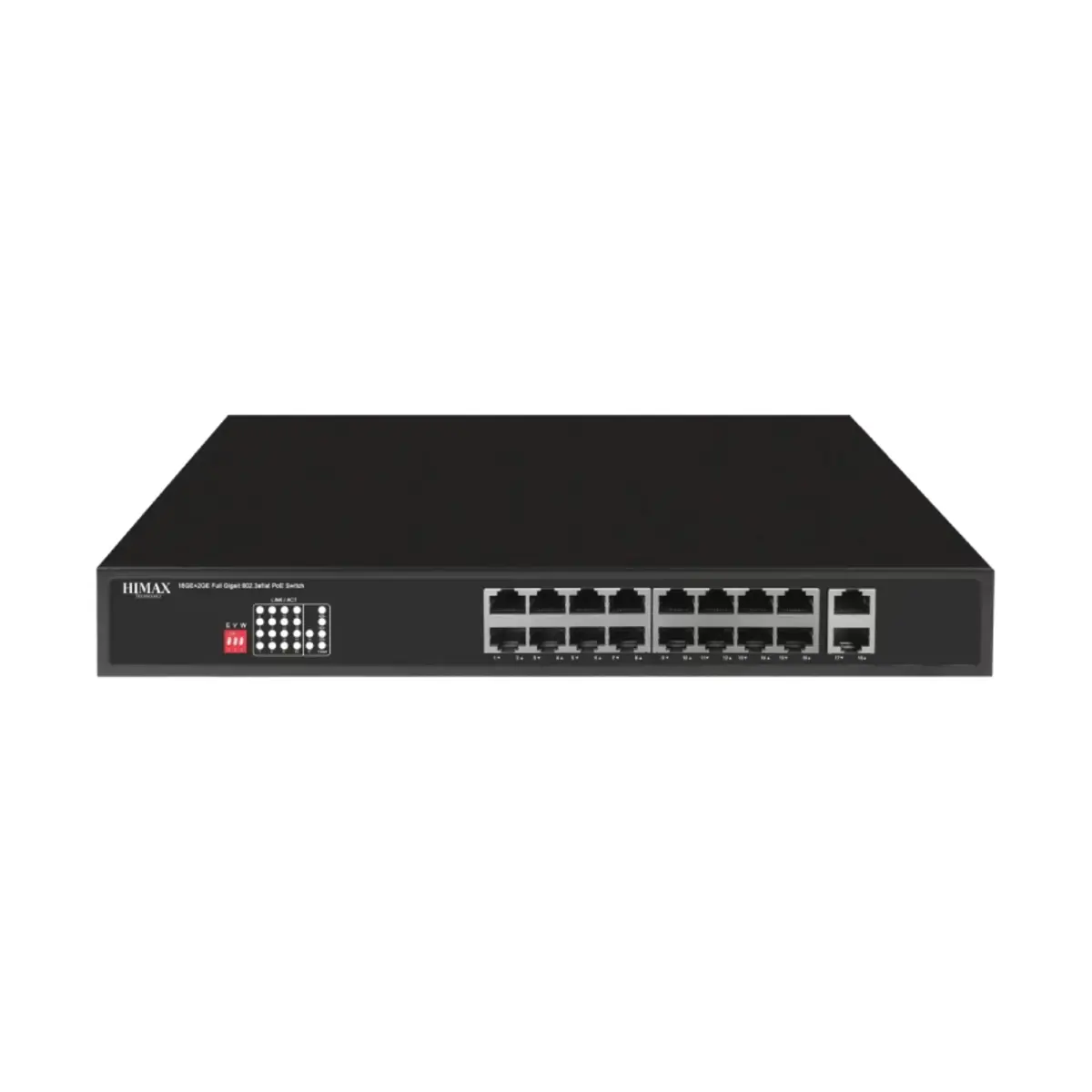 HIMAX Gigabit 18 Ports PoE Switch | PS11602G | 3 Years Warranty