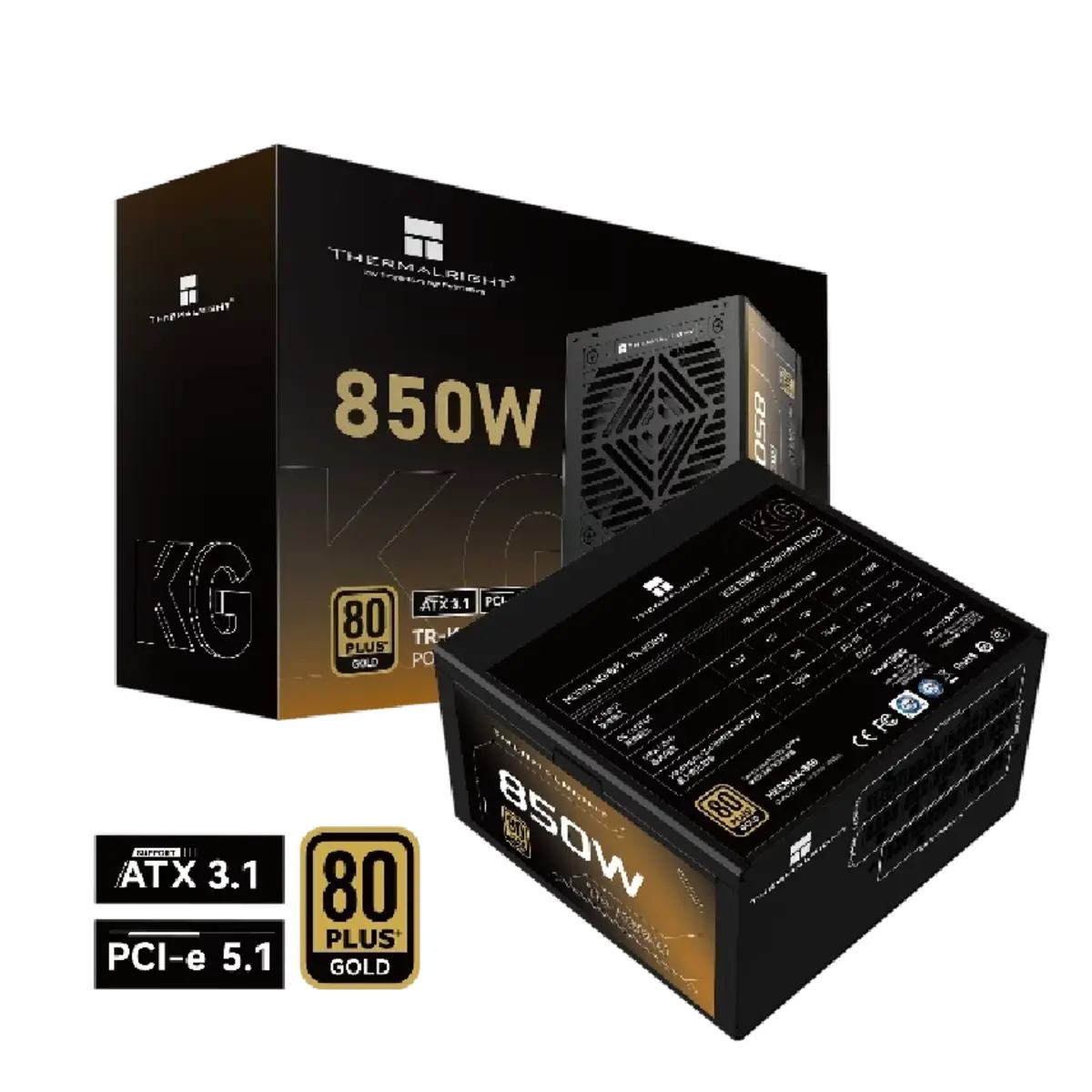 Thermalright KG-850 850W Gold Fully Modular ATX 3.1 PSU