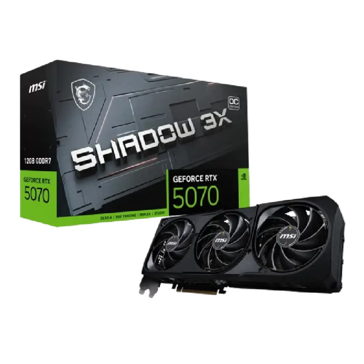GeForce RTX 5070 12G SHADOW 3X OC | 1 Years Warranty