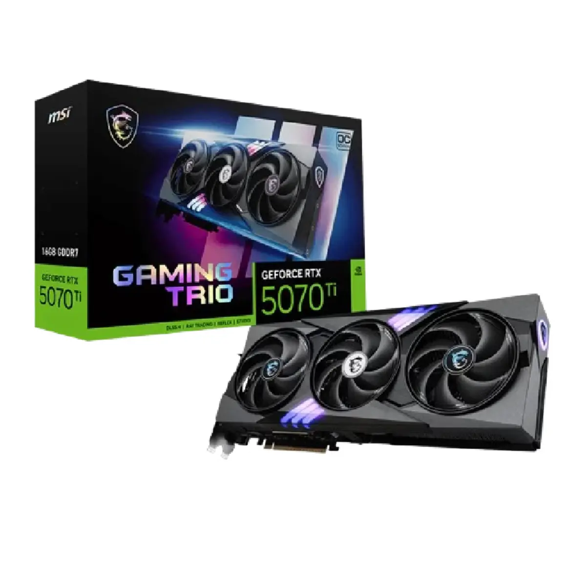 GeForce RTX 5070 Ti 16G GAMING TRIO OC | 1 Years Warranty