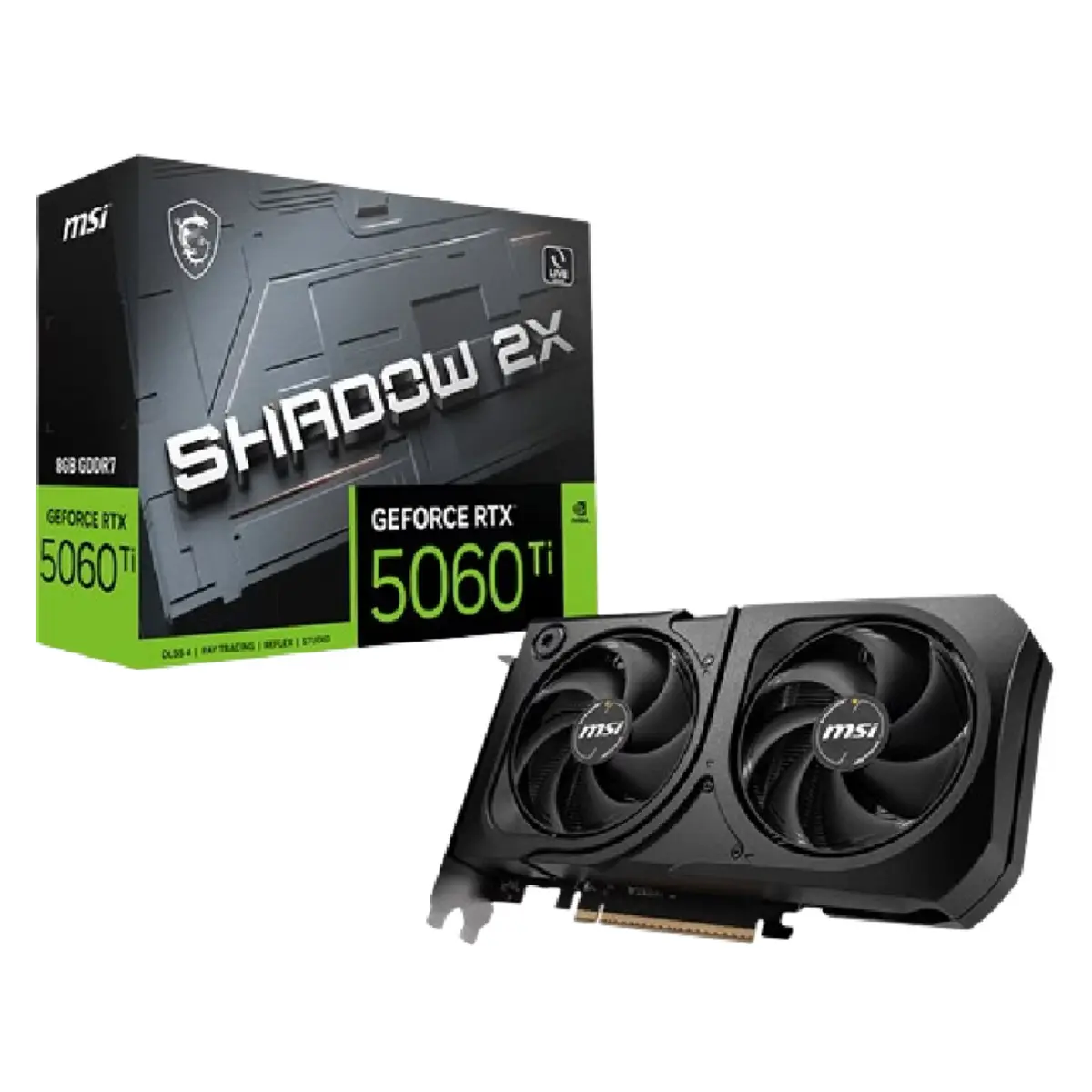 MSI GPU RTX 5060Ti 8GB SHADOW 2X OC PLUS | MSI 912-V536-035
