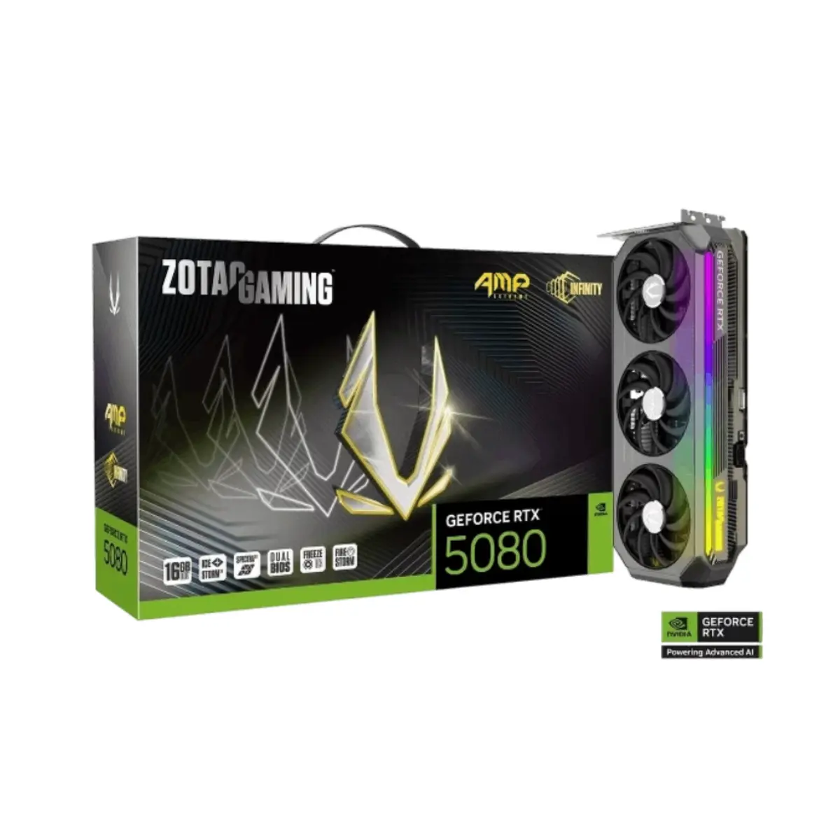 ZOTAC GAMING GeForce RTX 5080 AMP Extreme INFINITY Graphics Card | ZT-B50800B-10P | Tax Free