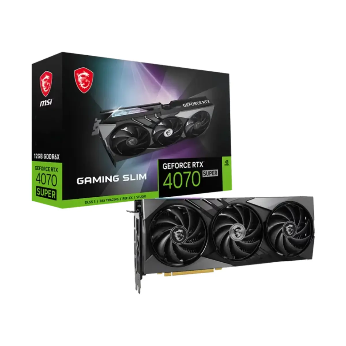 MSI GeForce RTX 4070 Super 12G Gaming Slim | 912-V513-648 | Tax Free