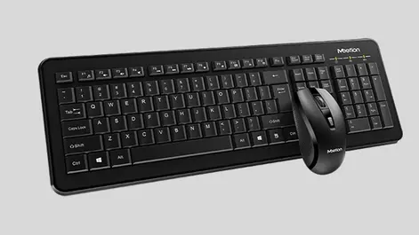 MEETION C4120 LITTLE WIRELESS COMBO BLACK image 2