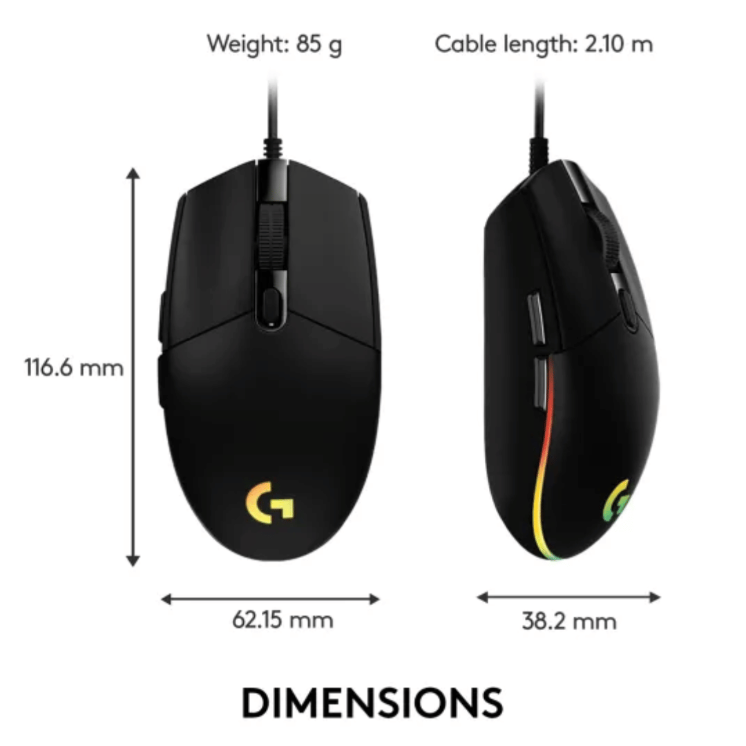 Logitech G102 Lightsync Gaming Mouse image 3