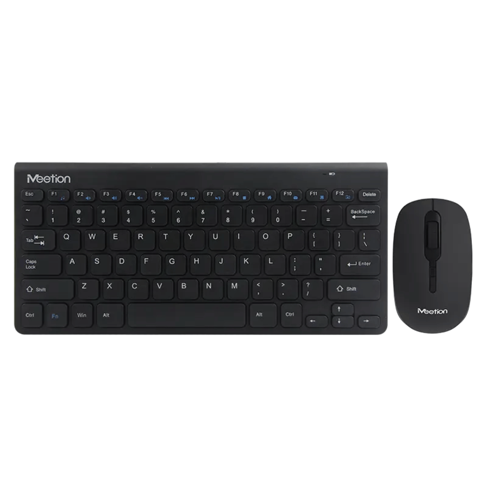 Meetion Mini 4000 – Wireless Keyboard & Mouse Combo | Black | Compact Mini Design image 3