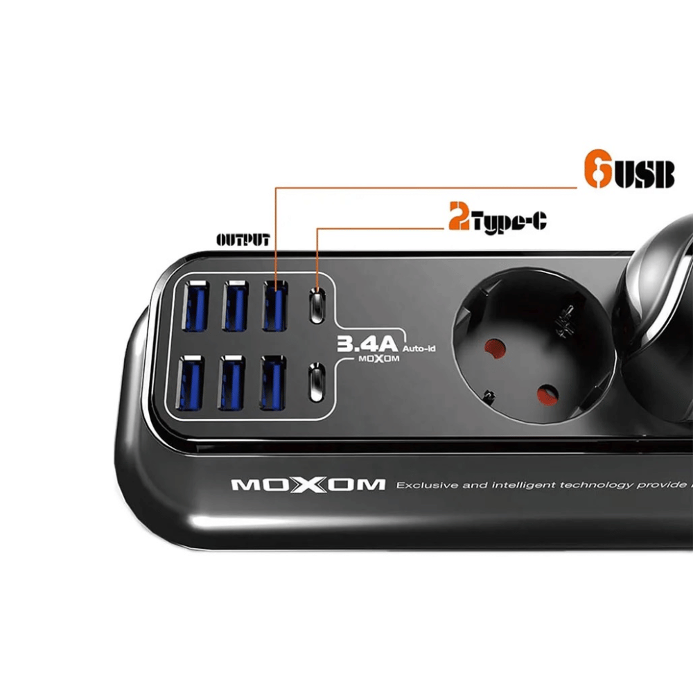 Moxom MX-ST05 Safety Power Strip image 3