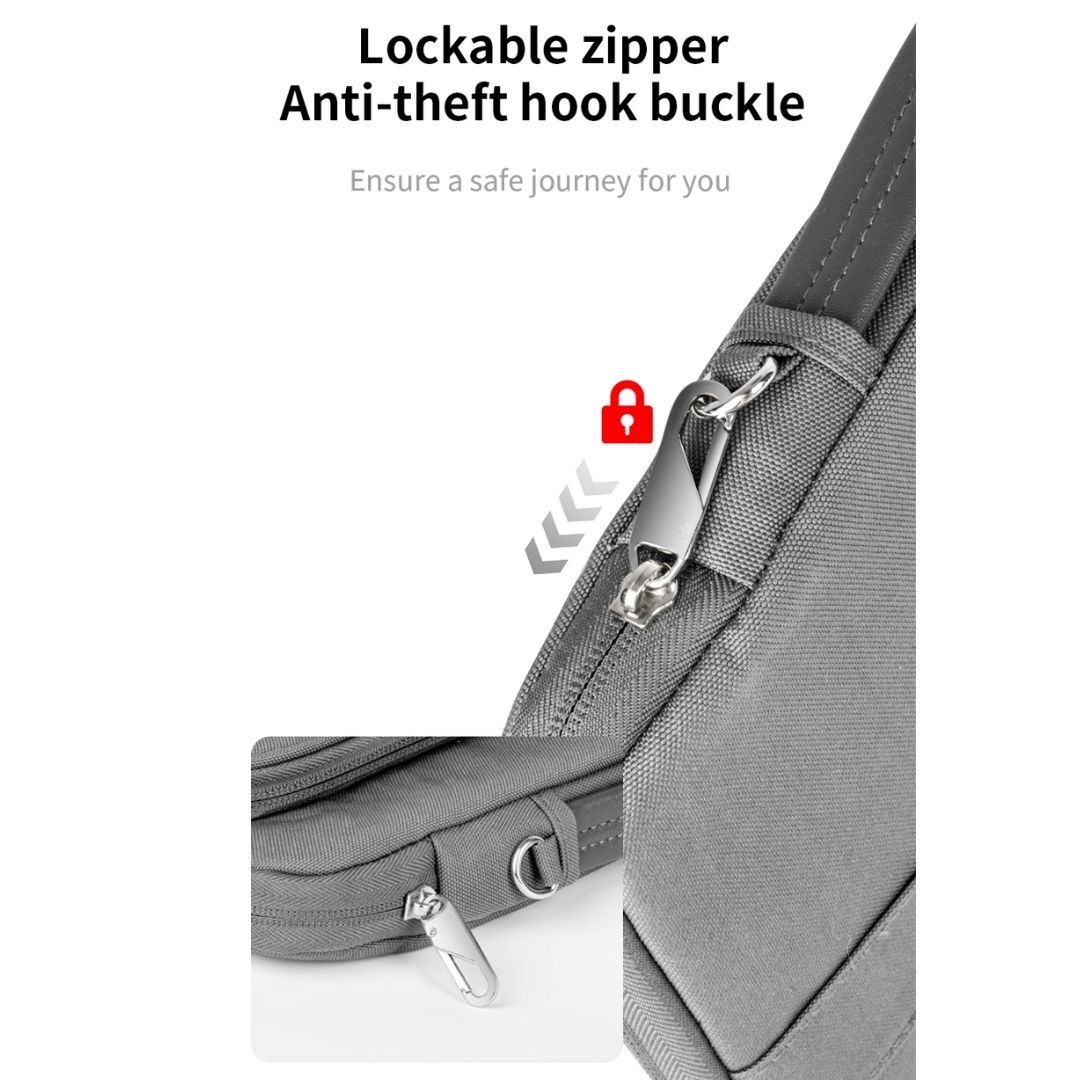 WiWU Cozy Classic Waterproof Polyester Laptop Sleeve Anti-drop Design image 3