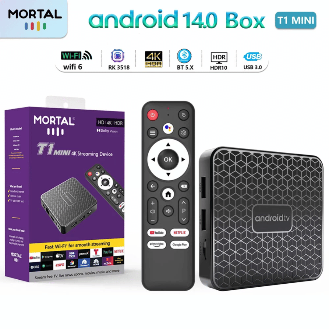Mortal T1 Mini 4K Streaming TV Box image 3