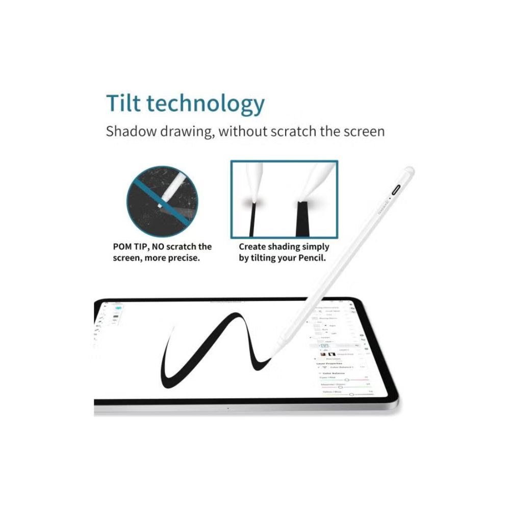 Stylus Pen Superfine Nib Active Capacitive – Silver | Model STY001 image 4