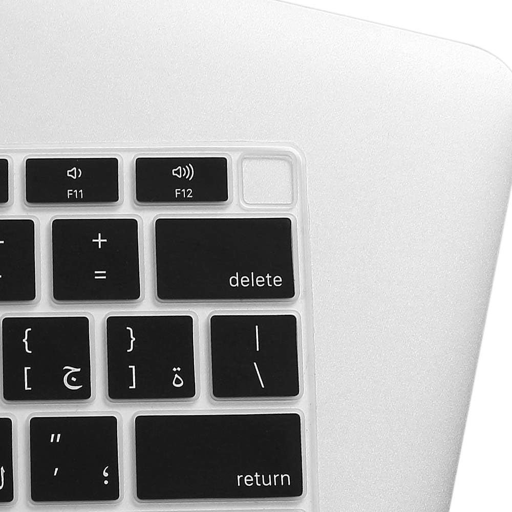 Arabic Language Silicone Keyboard Cover for 2021 2020 MacBook Air 13 Inch image 2