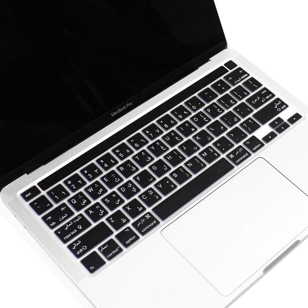 Arabic Keyboard Cover Skin for MacBook Pro 13 Inch 2022 2021 2020 image 2