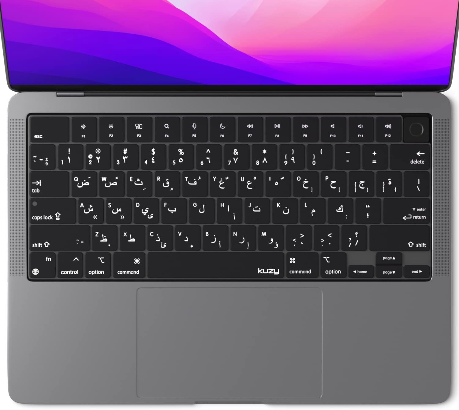 Arabic MacBook Pro Keyboard Cover 2023 2022 14 inch image 2